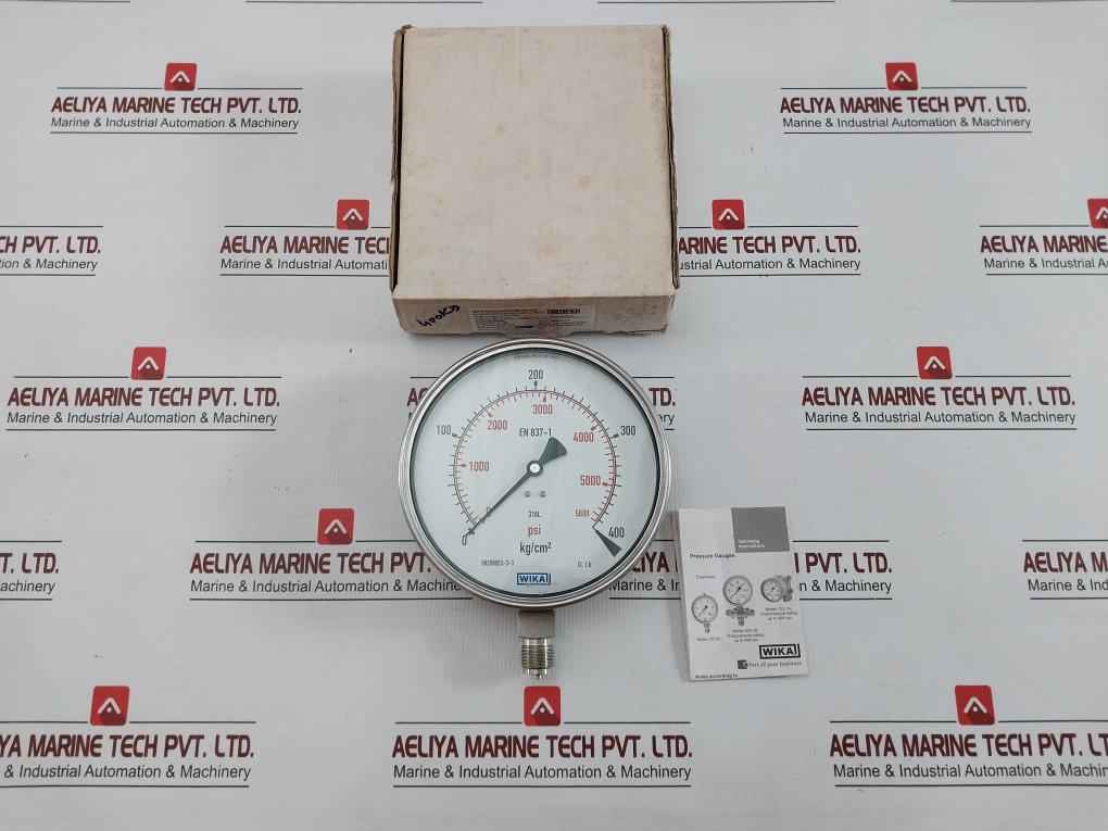 Pressure Gauge 232.50.160 Wika 400 Kg/Cm2 & Psi -40˚C … +70˚C