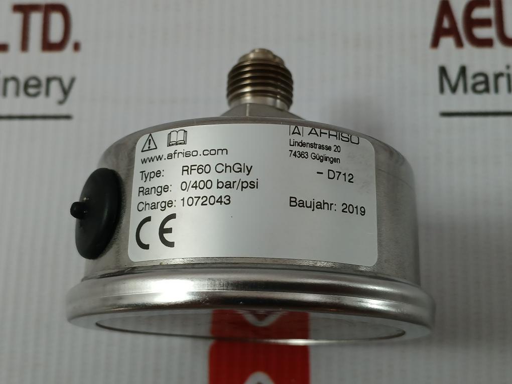 Pressure Gauge Rf60 Chgly 0 To 400Bar/Psi Framo