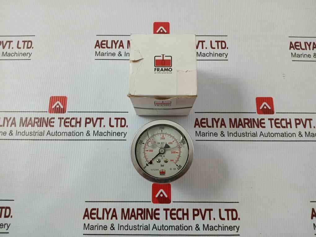 Pressure Gauge Rf60 Chgly 0 To 400Bar/Psi Framo