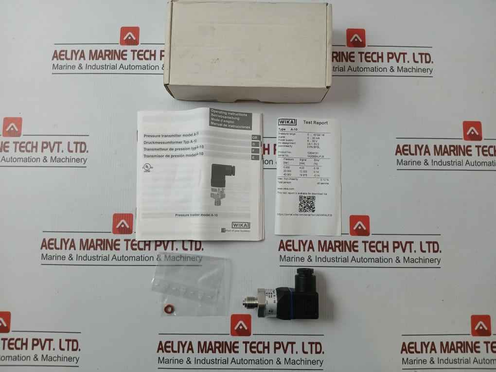 Pressure Sensor Transmitter Power Supply 12834131 Wika 8-30 V 25 Ma