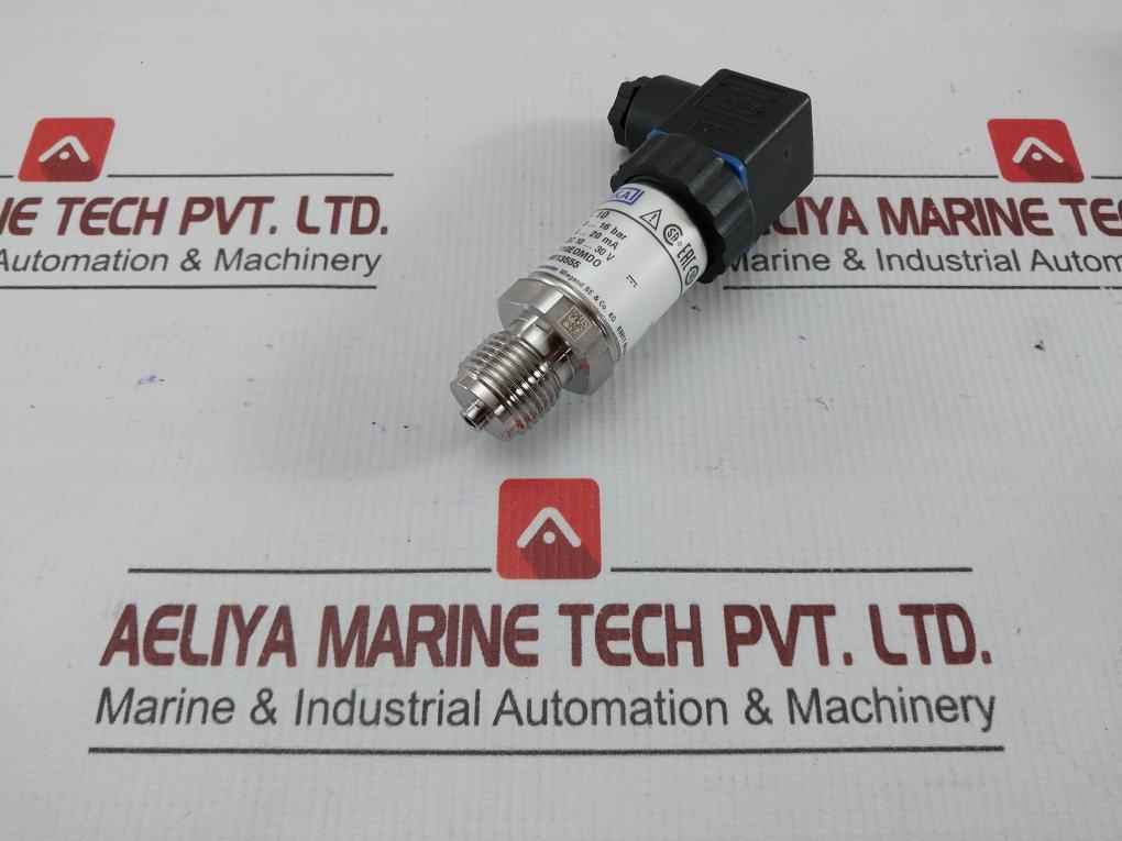 Pressure Transmitter 0..16 Bar 4..20 Ma 9013555 S-10 Wika Dc 10–30 V