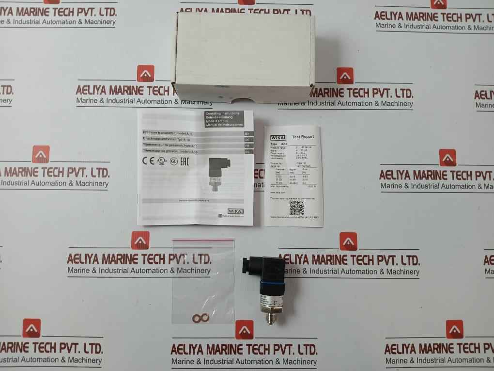 Pressure Transmitter 12834131 A-10 Wika 8..30 V ---/25 Ma