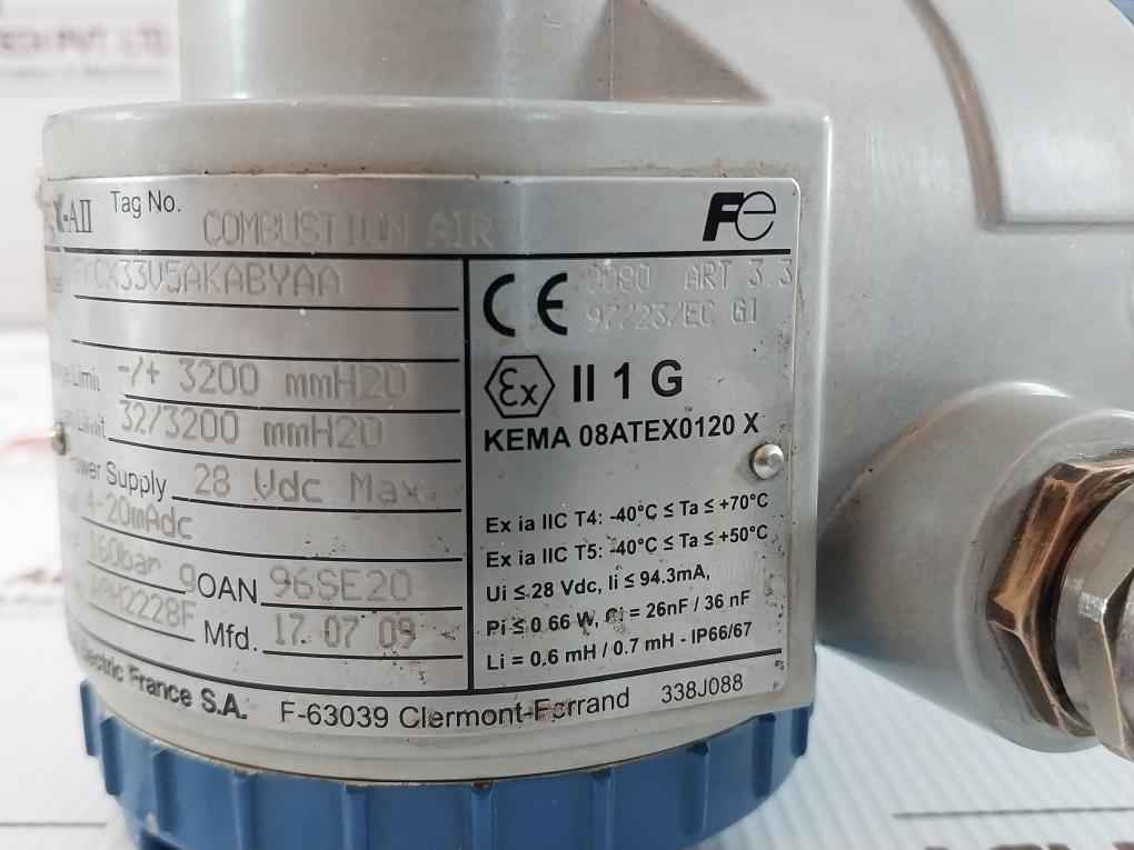 Pressure Transmitter 4-20Madc Fuji Electric Fkcx33V5Akabyaa