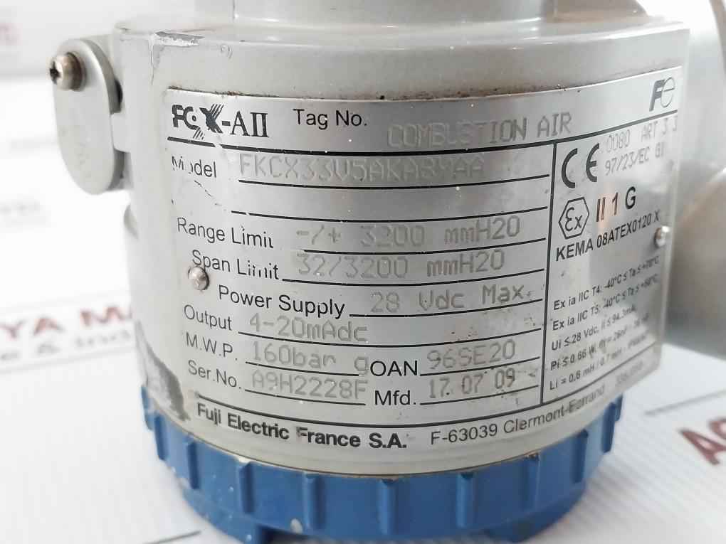 Pressure Transmitter 4-20Madc Fuji Electric Fkcx33V5Akabyaa