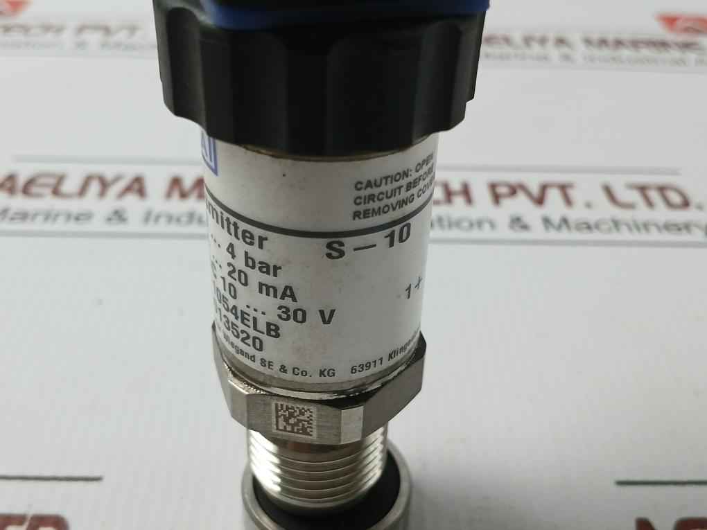 Pressure Transmitter 9013520, 0..4 Bar Dc 10..30 V Wika