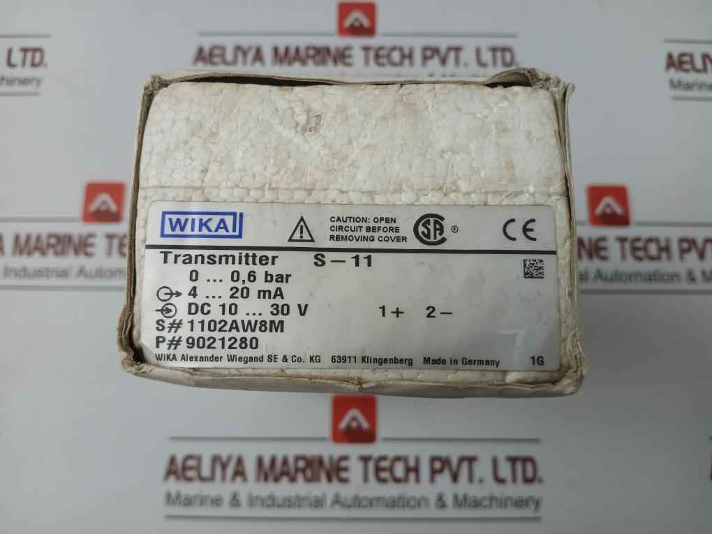 Pressure Transmitter 9021280 Wika 4-20 Ma
