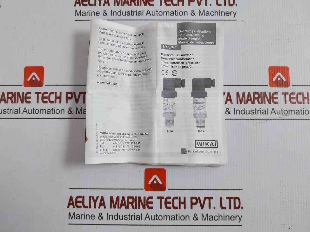 Pressure Transmitter 9073957 Wika