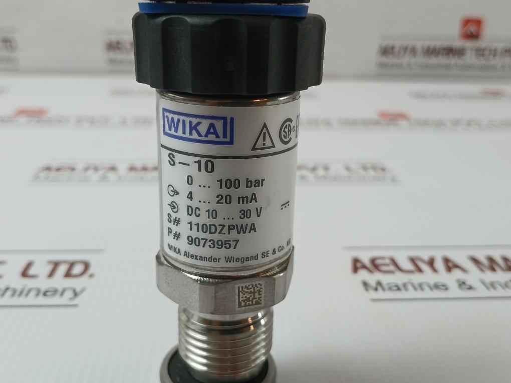 Pressure Transmitter 9073957 Wika 0..100 Bar 4..20 Ma, S-10