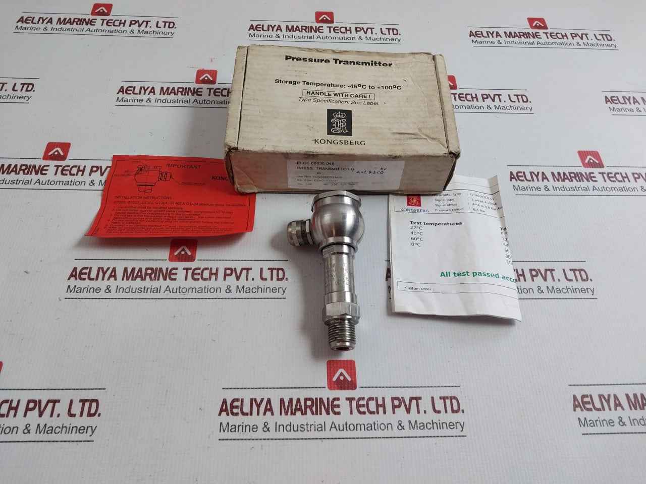 Pressure Transmitter Gt402A3C0,6V Kongsberg 0,6 Bar