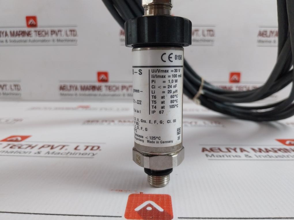 Pressure Transmitter Is-20-s Wika 4..20 Ma 52345556 0..250 Bar