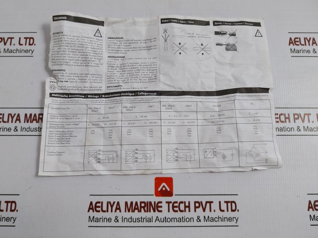 Pressure Transmitter Vart020-4 Sts 0 To 200 Psi