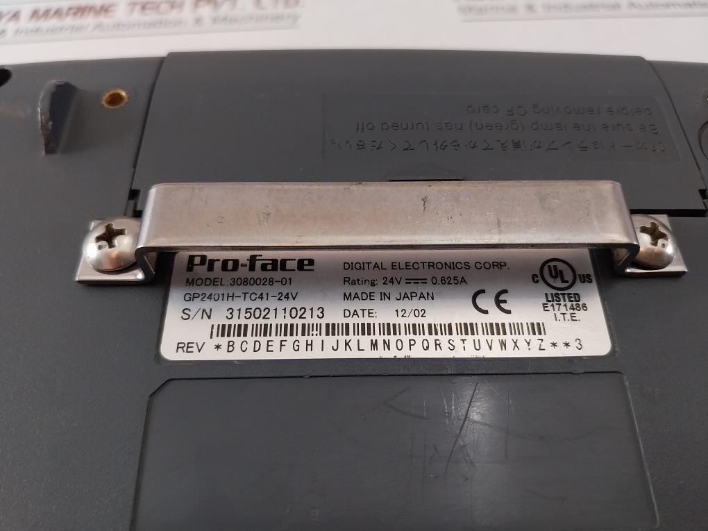 Pro-face Gp2401H-tc41-24V Touch Screen Panel E171486 3080028-01