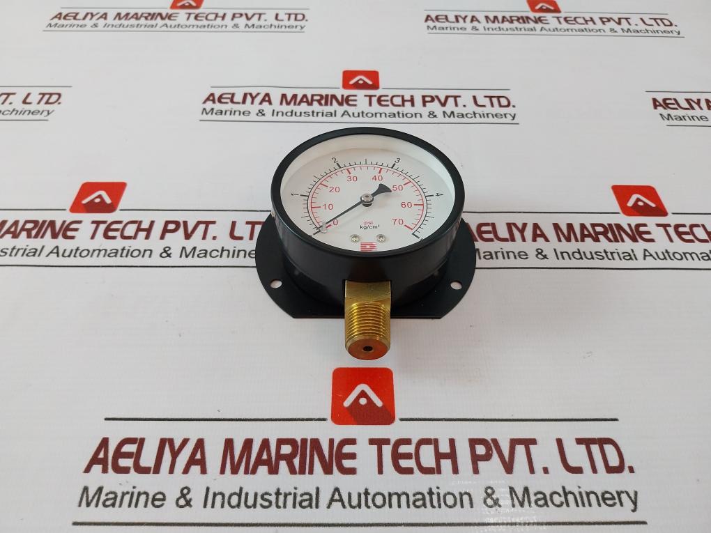 Pro-instrument P100 P-b 3" Pressure Gauge 0 To 70 Psi 0 To 5 Kg/Cm2 Kc-h20