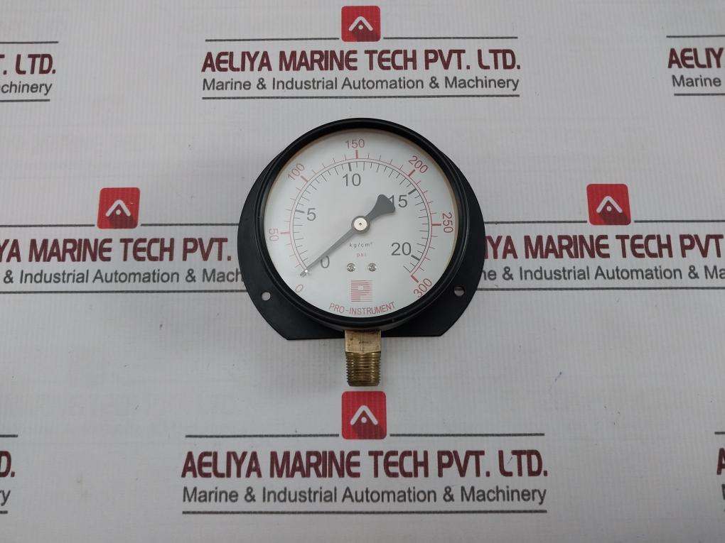 Pro-instrument 0-20 Kg/Cm2 Pressure Gauge 0-300 Psi.