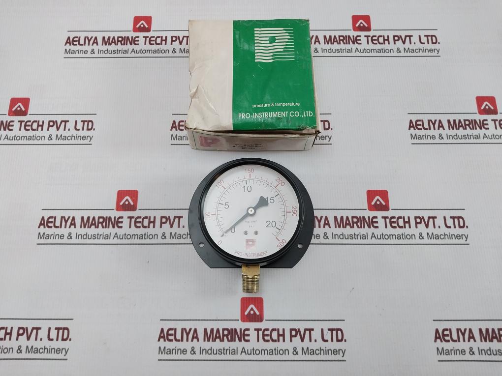 Pro-instrument Kc-g15 Pressure Gauge 0-20 Kg/Cm2,0-300 Psi