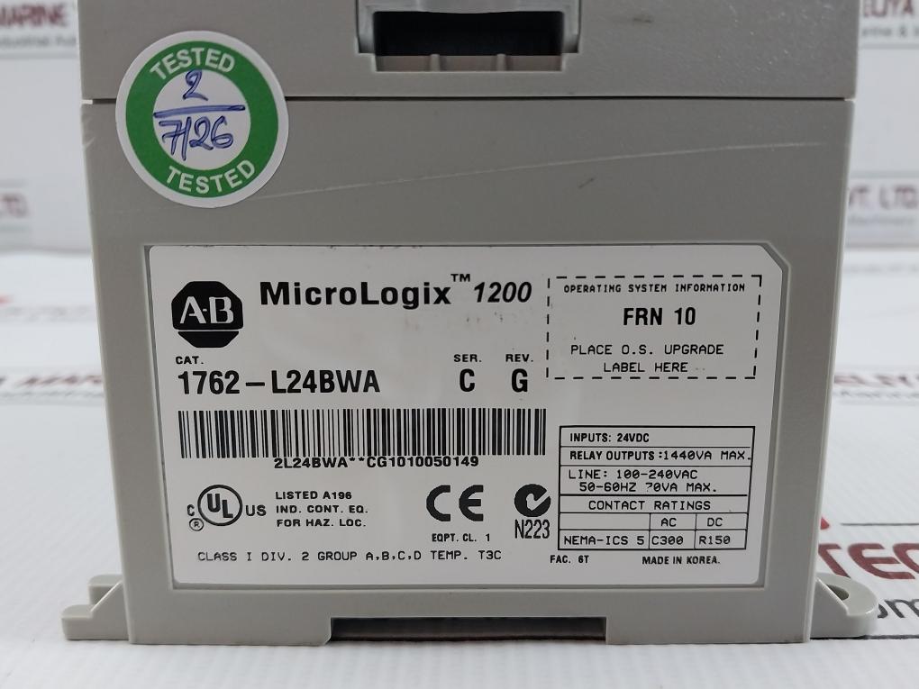 Programmable-Logic-Controller-Rev-G-24Vdc-Allen-bradley-1762-l24Bwa-208883-7
