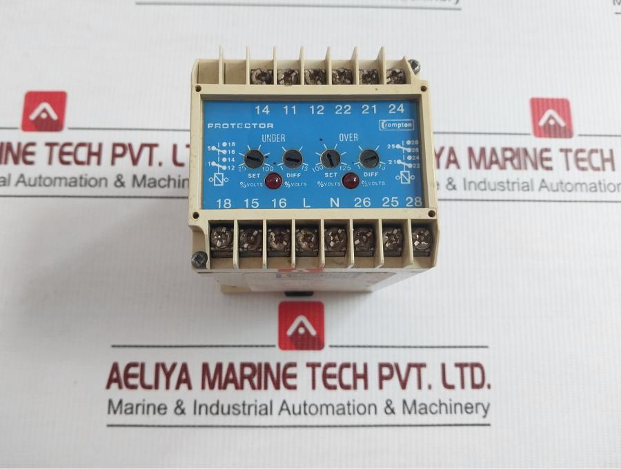 Protector Trip Relay 253-pvb4 Crompton 440V 60Hz