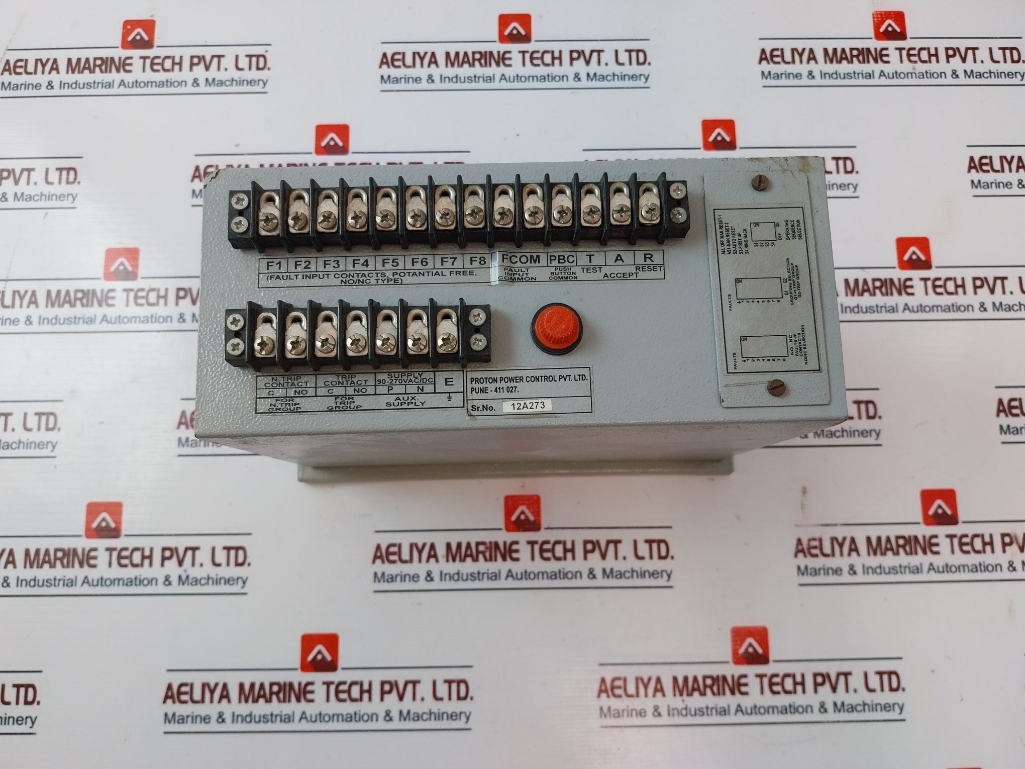 Proton 2X4N Alarm Annunciator 90-270Vac/Dc Used