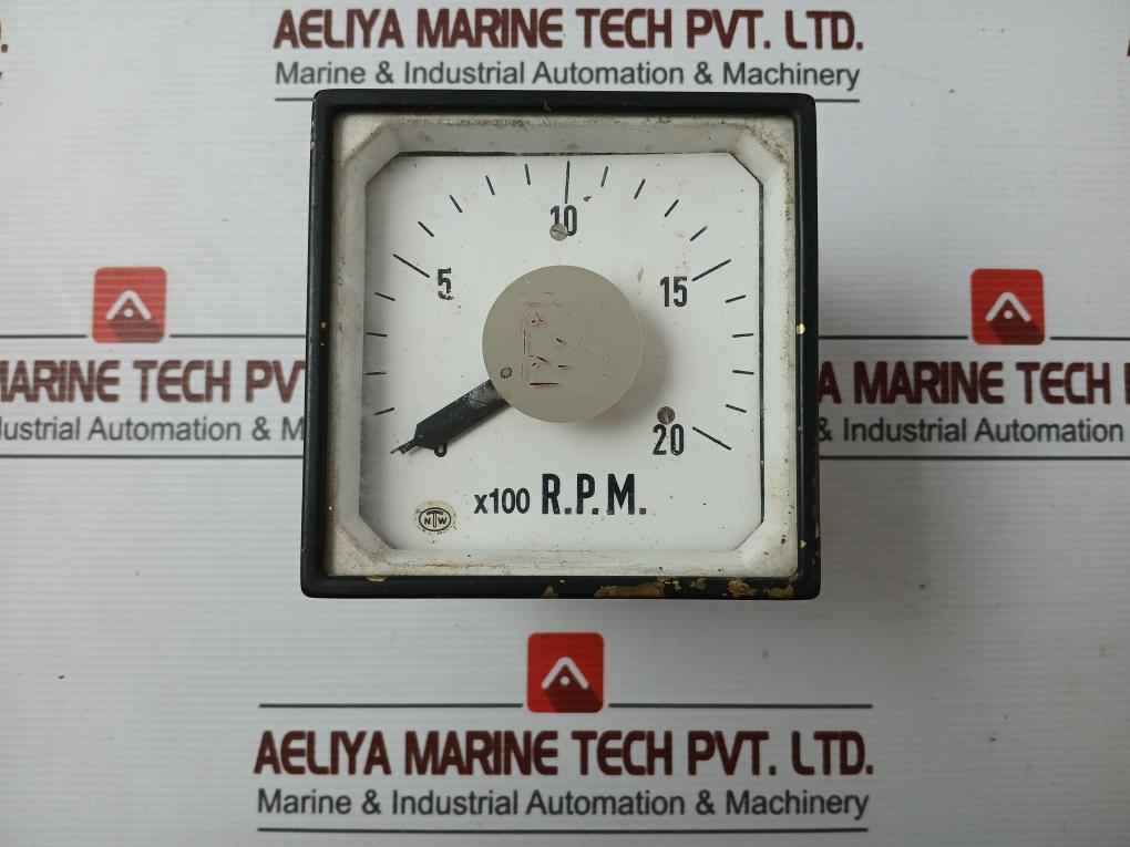 Prq96-vv10 Brand Noris 2000 = 6100 Hz Tachometer 24V Dc