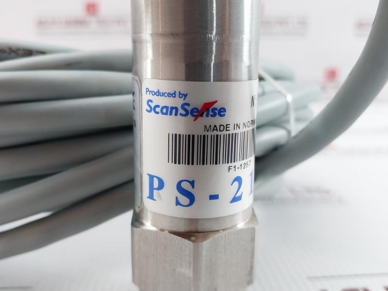 Ps-2120 Pressure Transmitter 0-450 Bar 4-20 Ma 28V Scan-sense