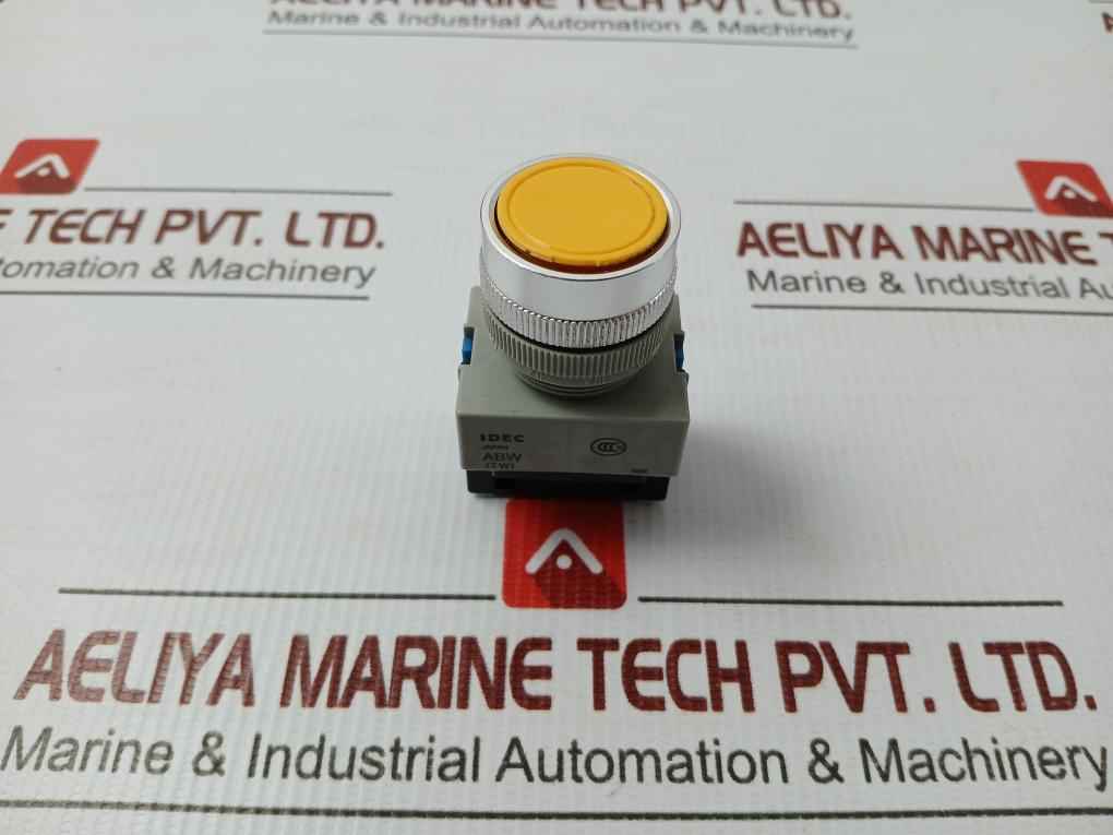 Push Button With Contact Block Base 600V 10A Idec Abw Hw-c10