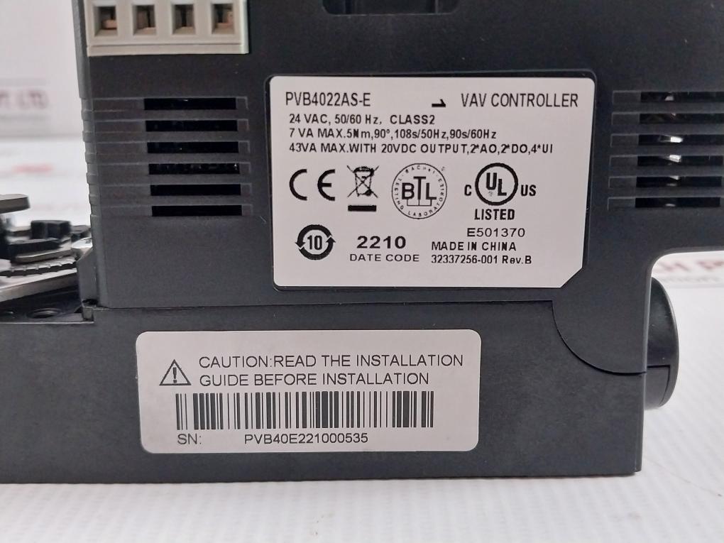 Pvb4022as-E-Class-2-Bacnet-Programmable-Vav-Controller-24-Vac-50-60-Hz-By-Honeywell-8