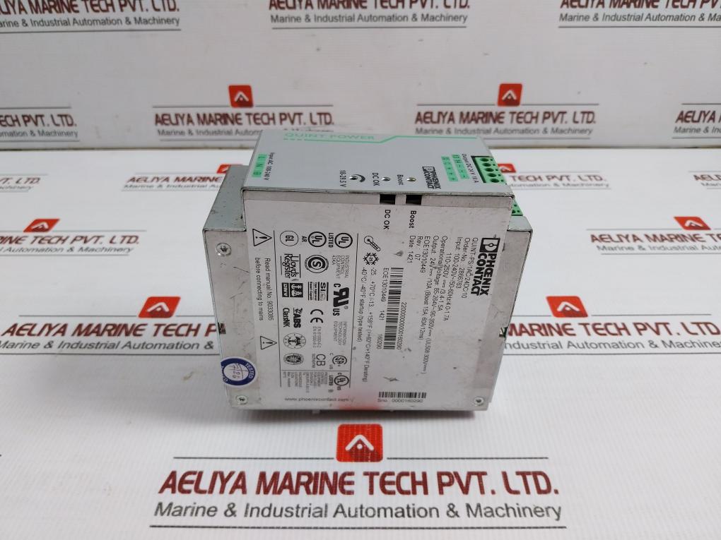 Quint-ps/1Ac/24Dc/10 Power Supply Rev-07 Phoenix Contact