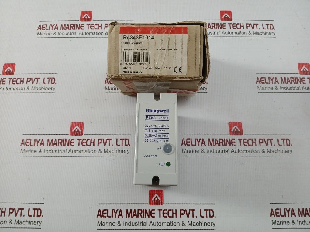R4343 E1014 Flame Detector Relay Brand Honeywell 230vac-50/60hz