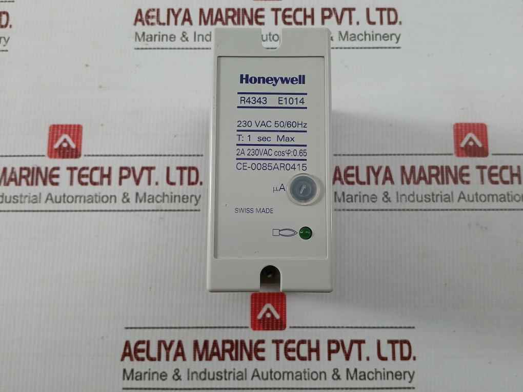 R4343 E1014 Flame Detector Relay Brand Honeywell 230vac-50/60hz