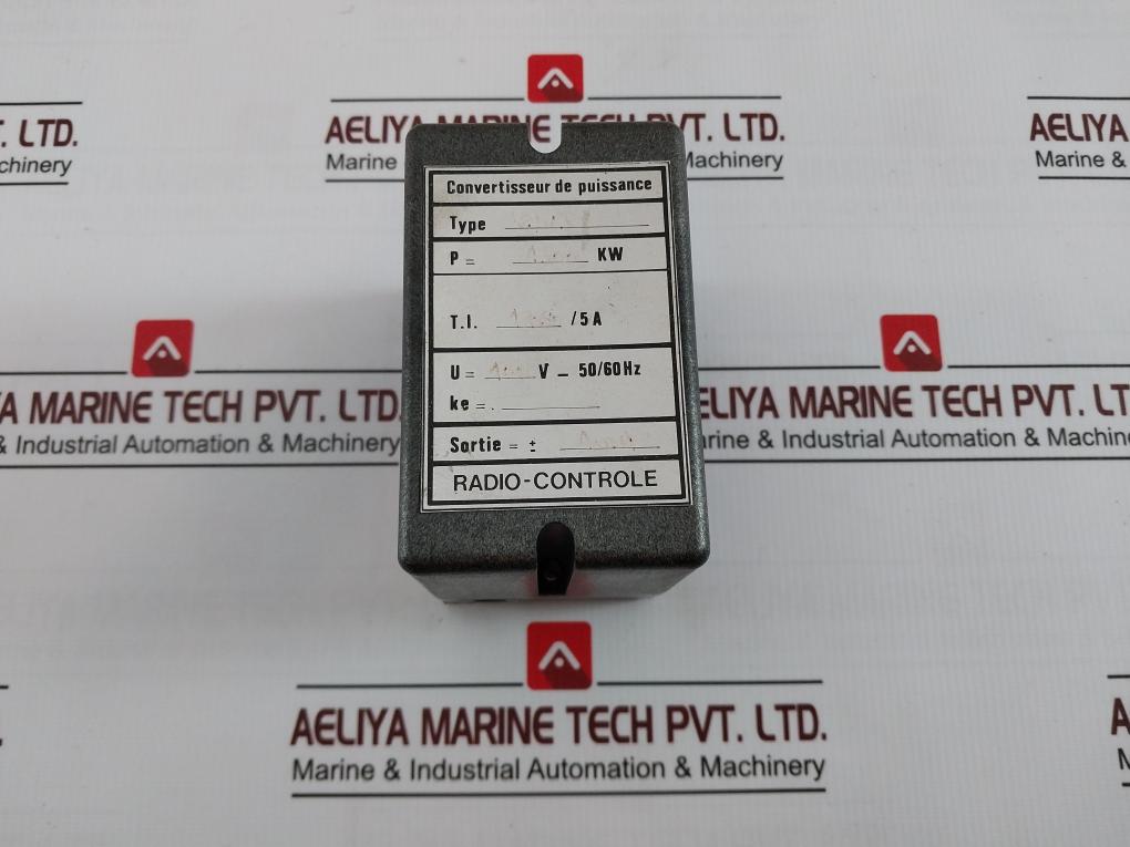 Radio-controle 2W3 Power Converter 1300 Kw 1750/5A 100V 50/60Hz