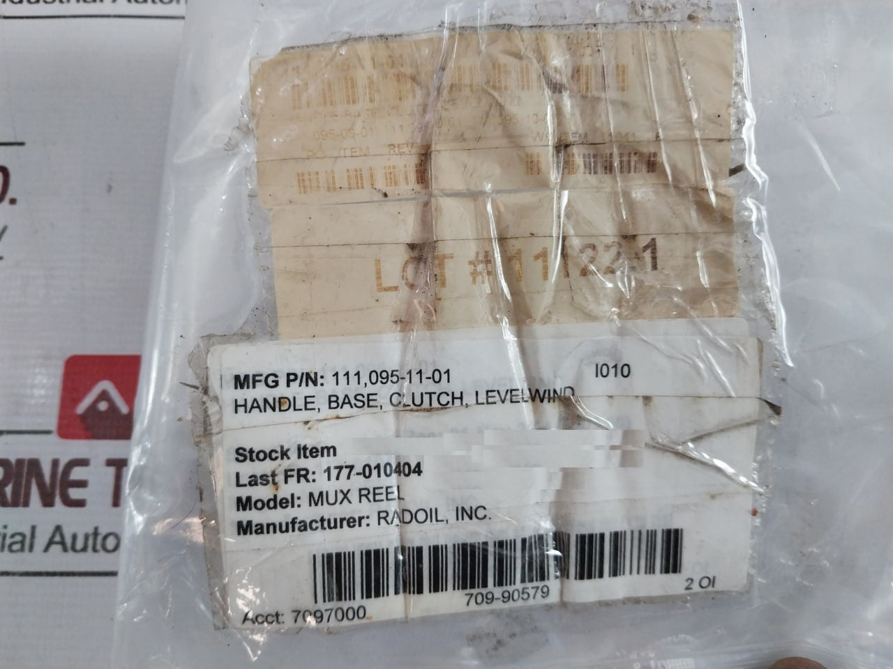 Radoil 111, 095-11-01 Handle Base Clutch Level wind