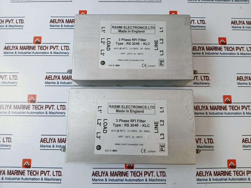 Rasmi Electronics Rs 3040-klc 3 Phase Rfi Filter