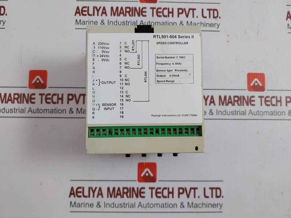 Raytel Speed Controller Rtl 604 Output - 4-20Ma