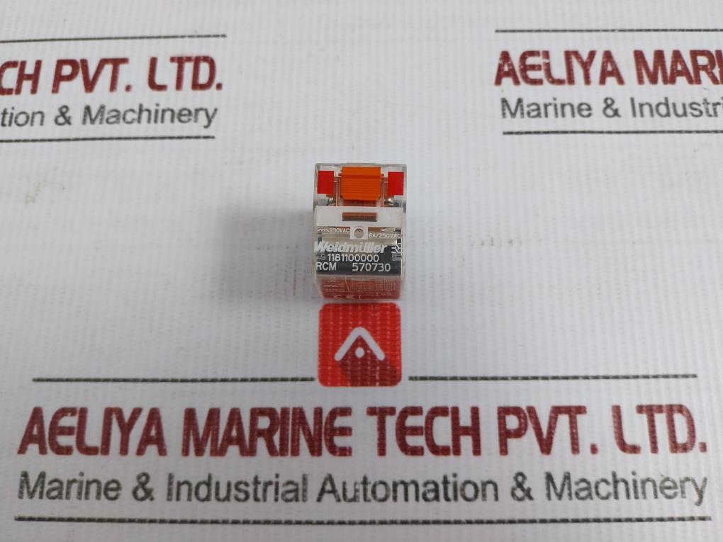 Rcm 570730 Power Relay With Socket Base 250 Vac 6A Weidmuller
