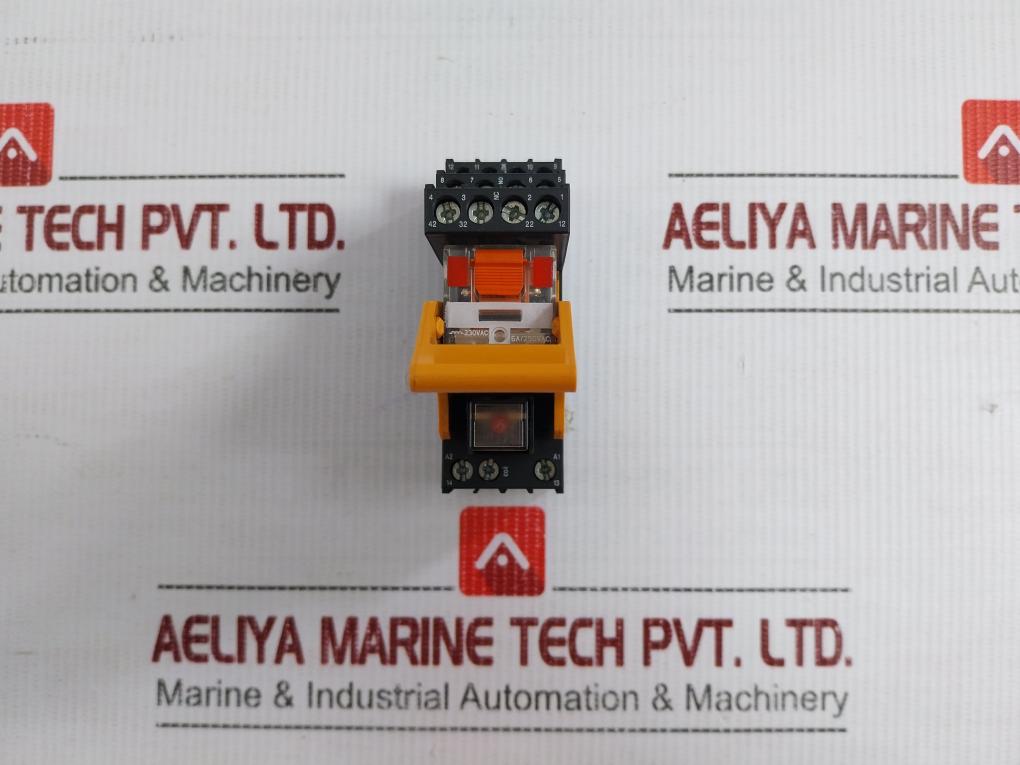 Rcm 570730 Power Relay With Socket Base 250 Vac 6A Weidmuller