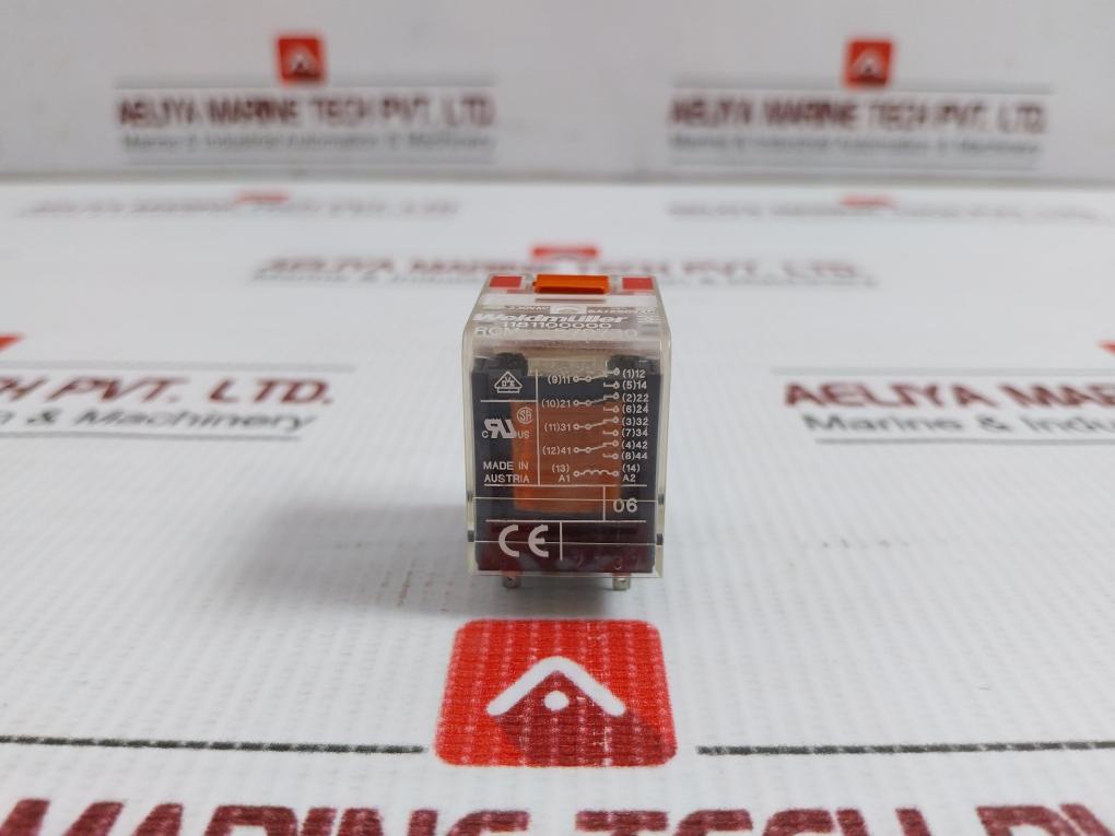 Rcm 570730 Power Relay With Socket Base 250 Vac 6A Weidmuller