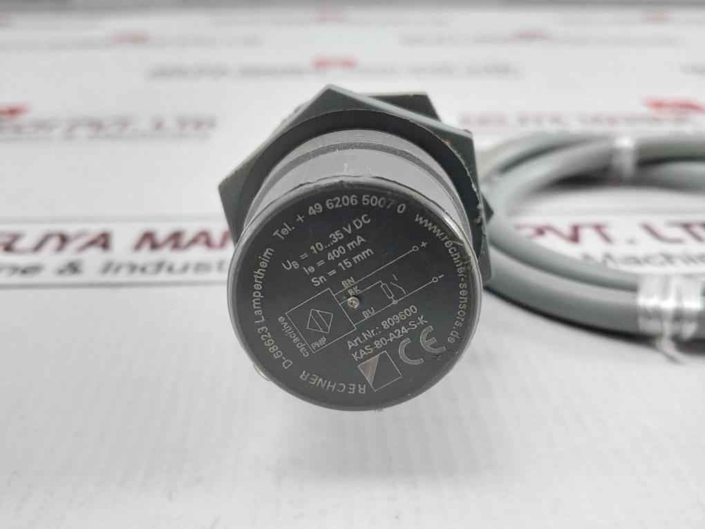 Rechner Kas-80-a24-s-k Capacitive Sensor For Level And Position Control Used