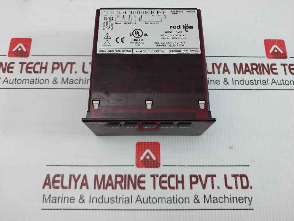 Red Lion 50/60Hz 24Vac Digital Panel Meter Paxp0010