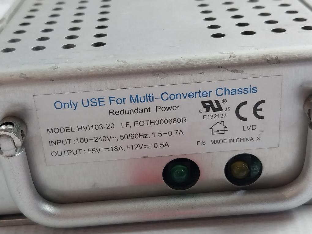 Redundant Power Supply Hvi103-20 100-240V 50/60Hz 1.5-0.7A