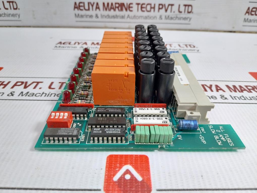 Relay Board For 8 Voltage-del. Outputs Sik-89925-1 Servoteknikk