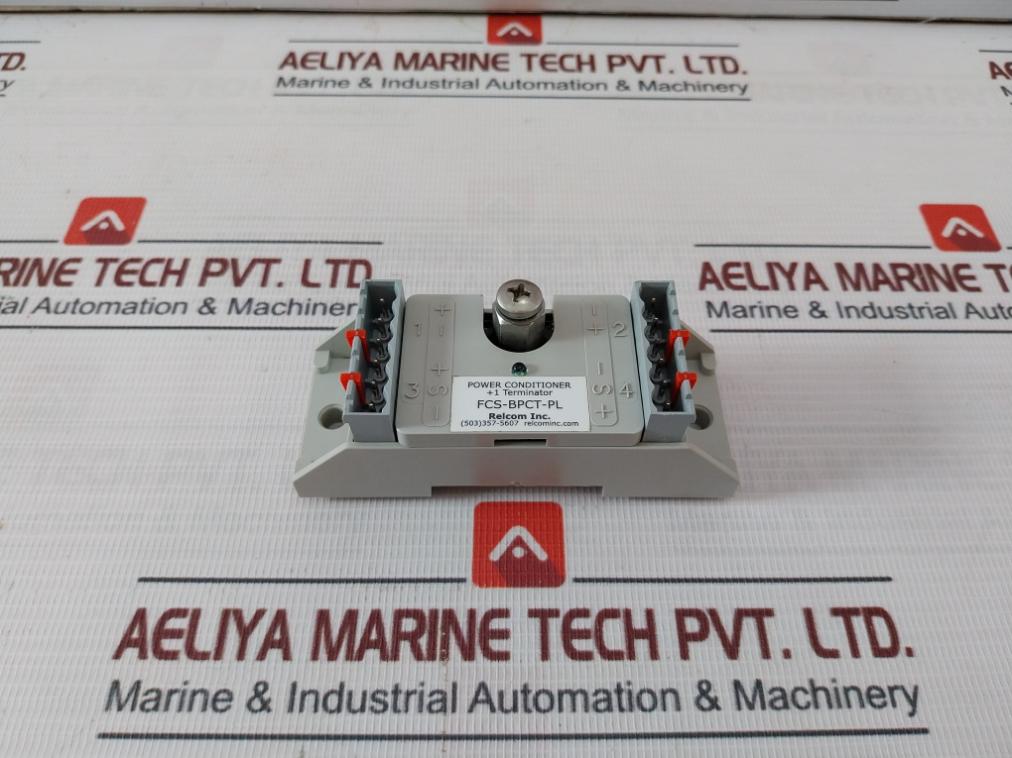 Relcom Fcs-bpct-pl Power Conditioner +1 Terminator Rev.F1 24Vdc