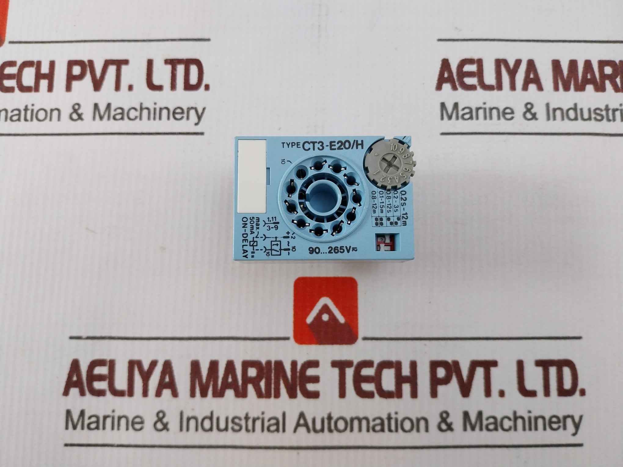 Releco Ct3-e20/H Relay Timer Cube 10A 380V Max. 50Ma