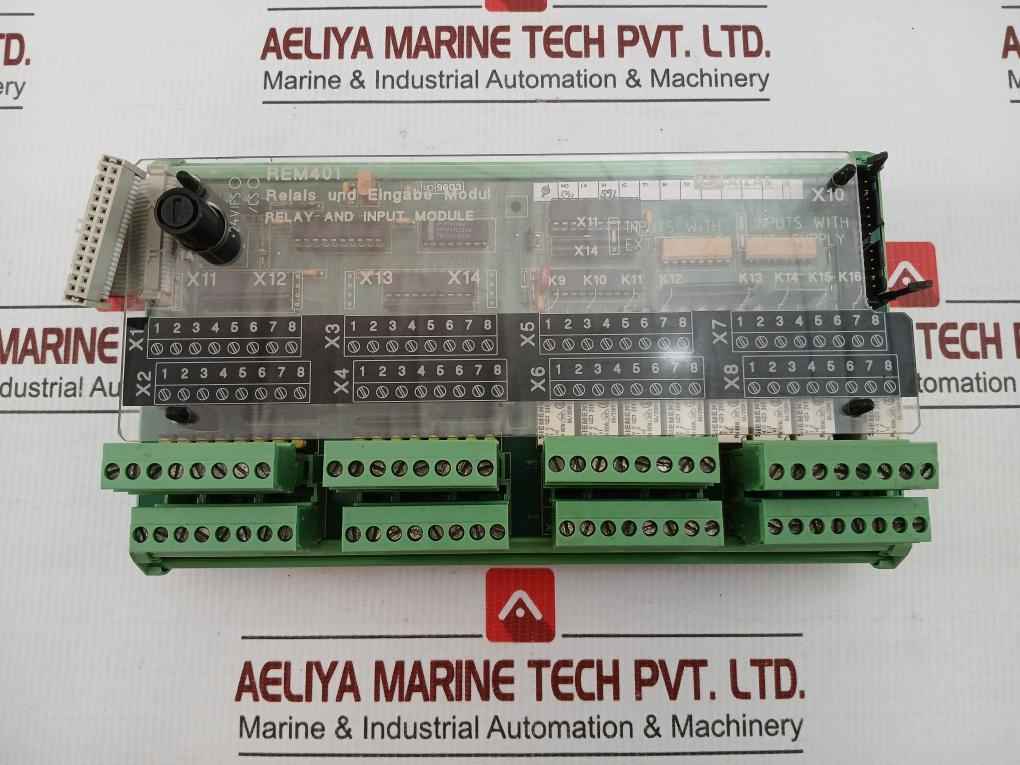 Rem401 Relay And Input Module Stn Atlas Elektronik