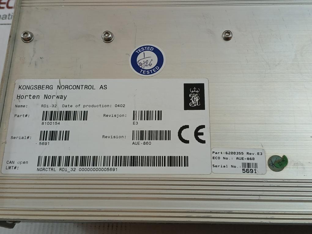 Remote-Digital-Input-Module-Rev-E3-6200355-8100154-By-Kongsberg-Norcontrol-Rdi-32-8