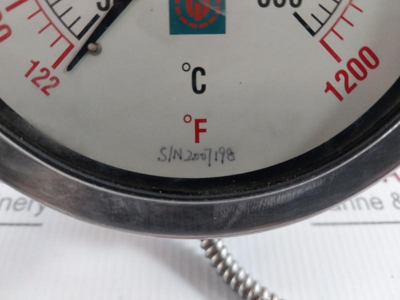 Remote Reading Temperature Gauge United Instrument 50-650˚C Sku:199833