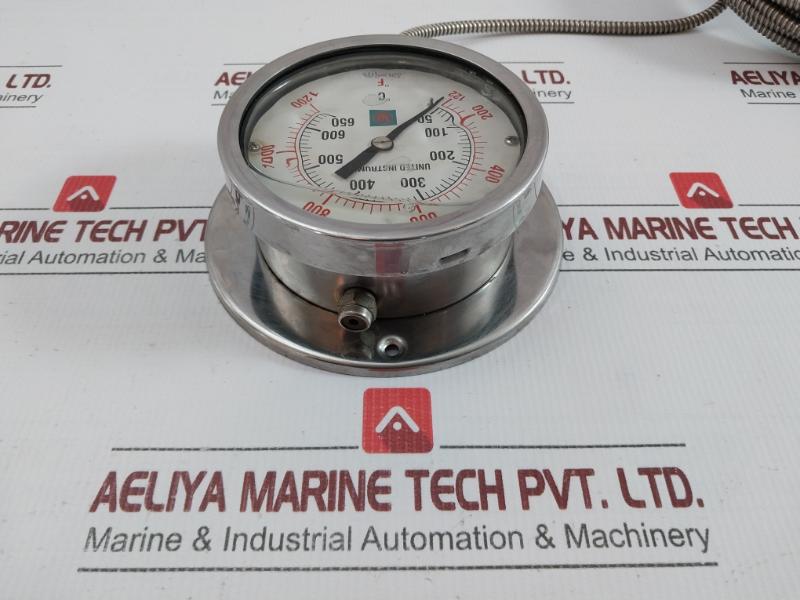 Remote Reading Temperature Gauge United Instrument 50-650˚C Sku:199833