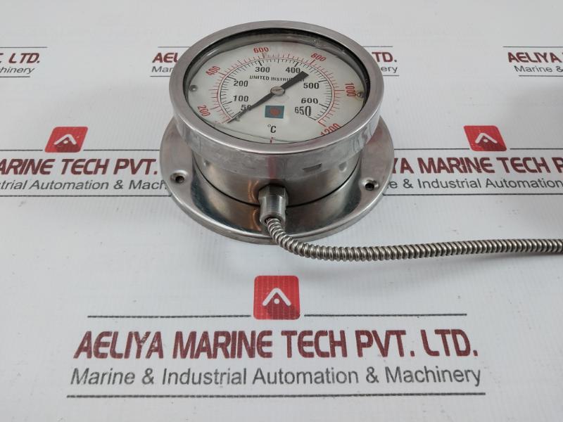 Remote Reading Temperature Gauge United Instrument 50-650˚C Sku:199833