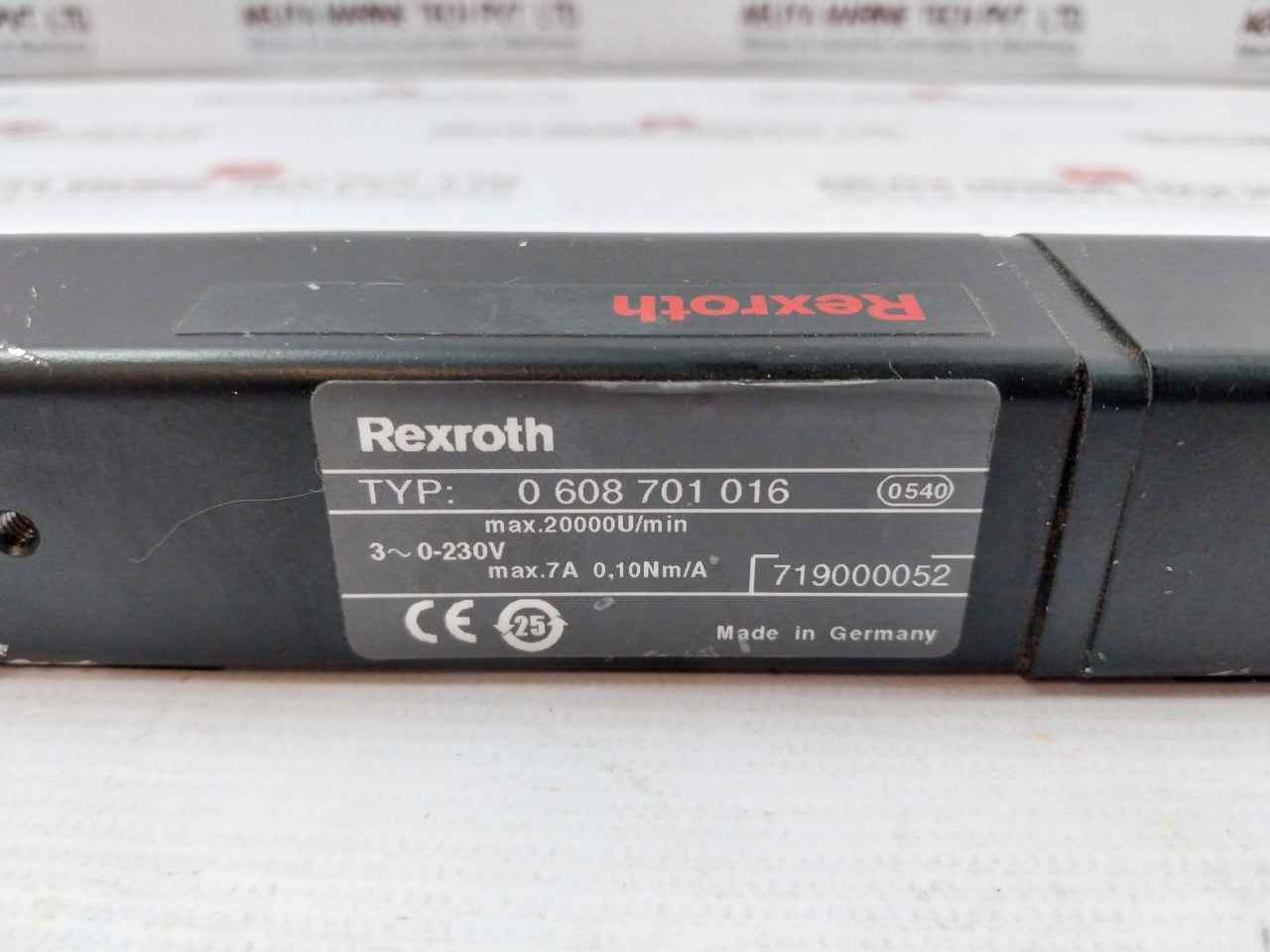 Rexroth 0 608 701 016 Servomotor 0.10 Nm/A