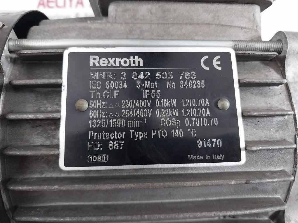 Rexroth 3 842 503 783 Three Phase Thermal Protection Motor Ip55 646235