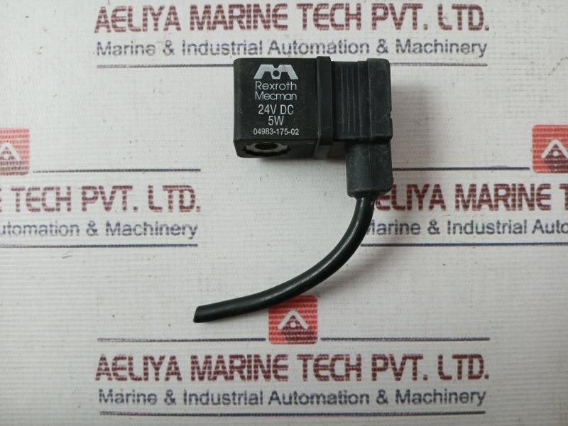Rexroth Mecman 04983-175-02 Solenoid Coil 24V Dc 5W 80 Gm